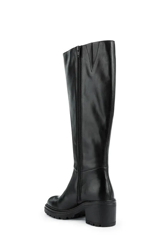 GEOX Stivale Tacco Medio Donna - D26QCJ00043 Nero  