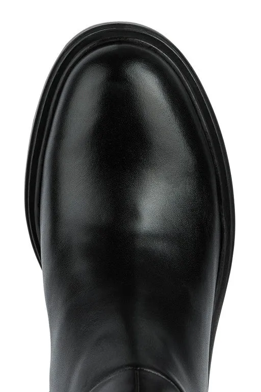 GEOX Stivale Tacco Medio Donna - D26QCJ00043 Nero  