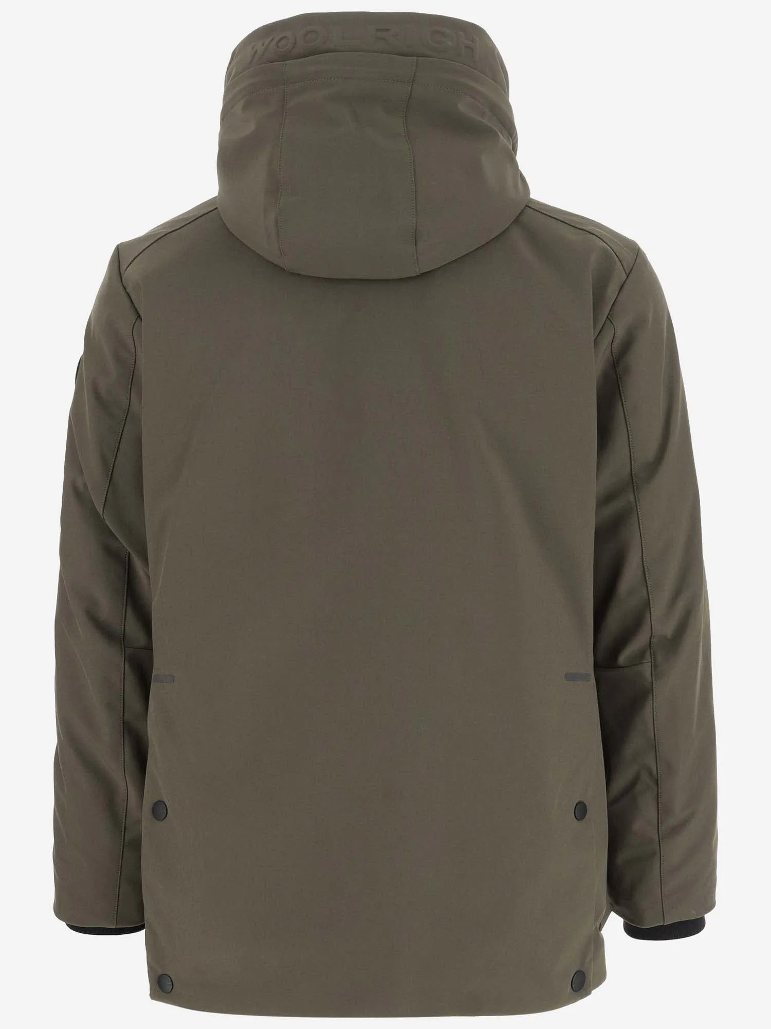 Giacca down woolrich in tessuto tech softshell