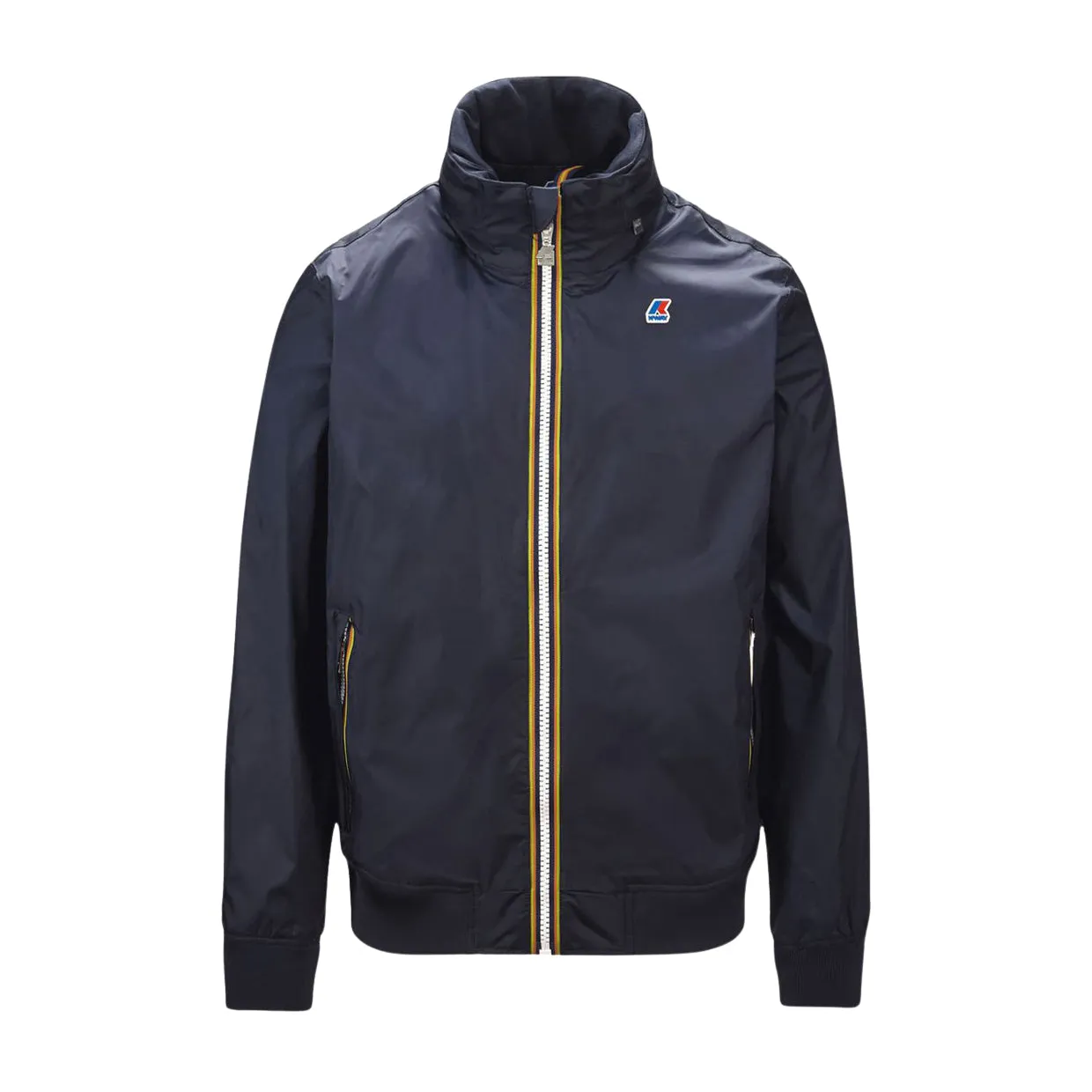 Giubbino K-Way Amaury Nylon Jersey Blu Navy