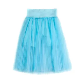 Gonna Tulle Celeste Bambina