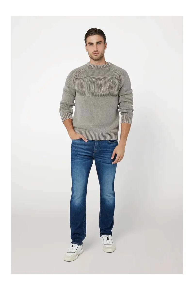 GUESS MAGLIA GIROCOLLO JEANSERIA