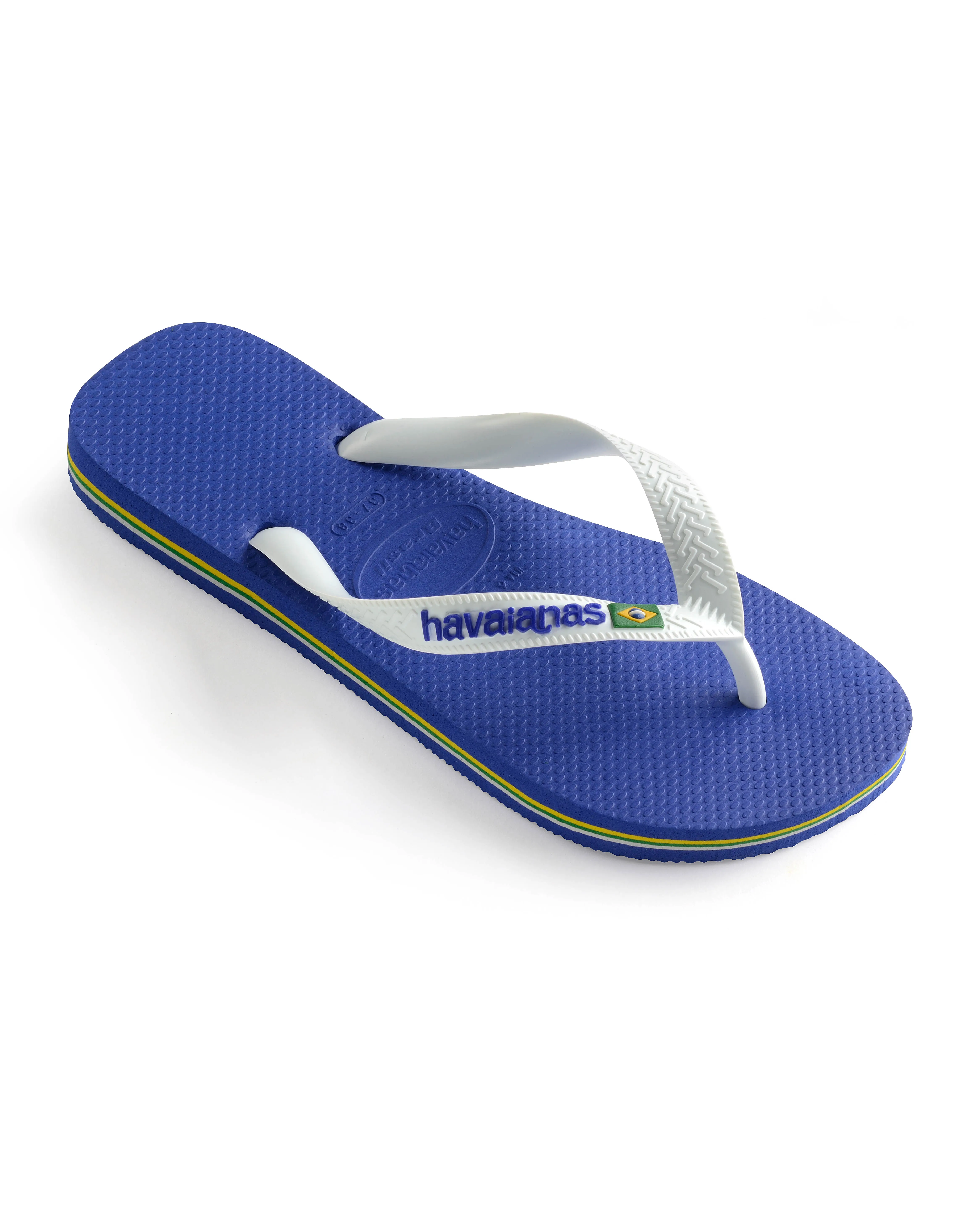 Havaianas Brasil logo blu royal con fascetta bianca 27-32