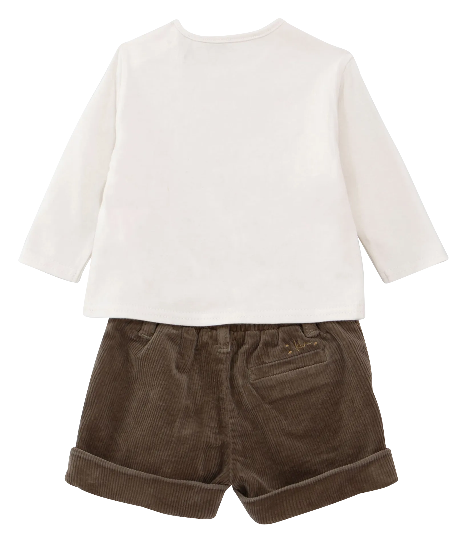  IKKS JUNIOR   Set 2-in-1 in misto cotone | Kaki