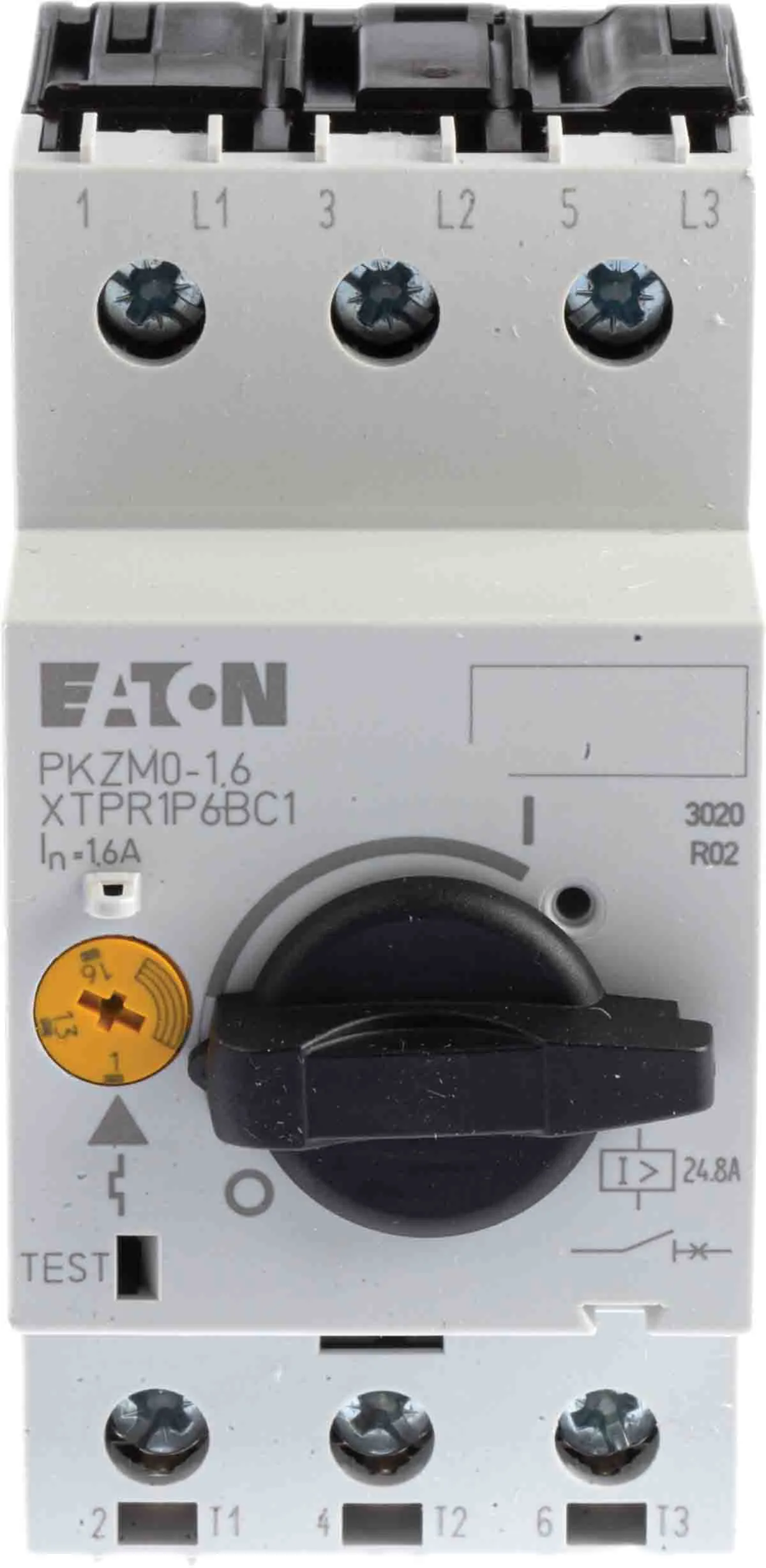 Interruttore automatico del motore Eaton, 690 V, 1,6 A