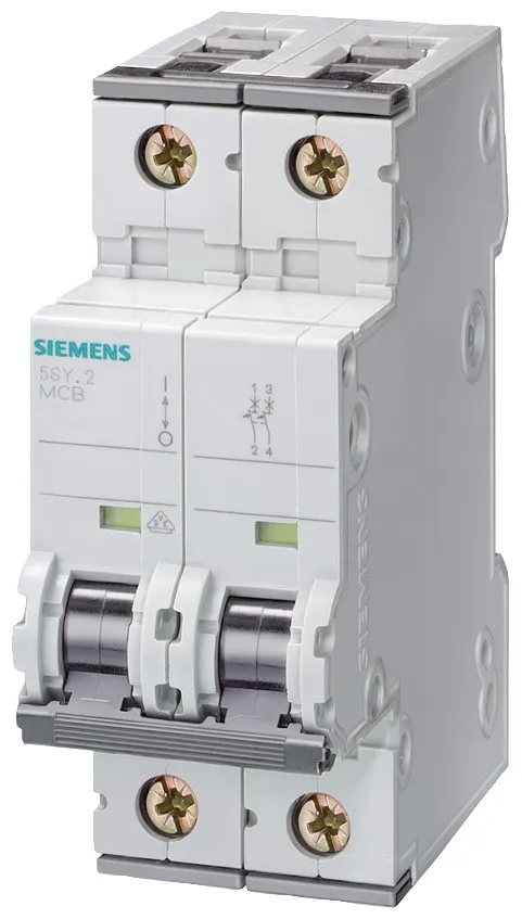 Interruttore magnetotermico Siemens 1+N 16A 6 kA, Tipo C