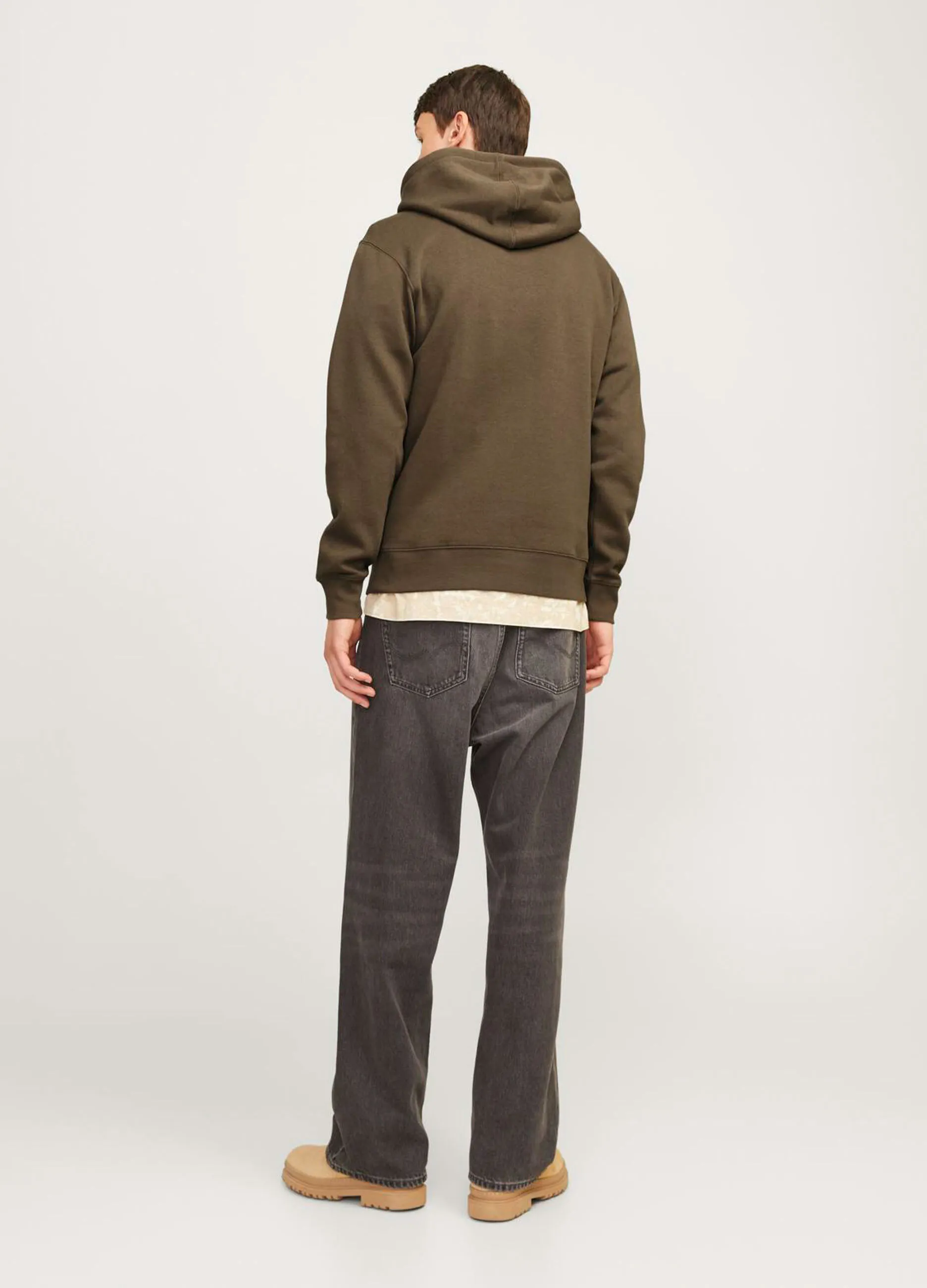 JACK & JONES  Felpa con cappuccio uomo