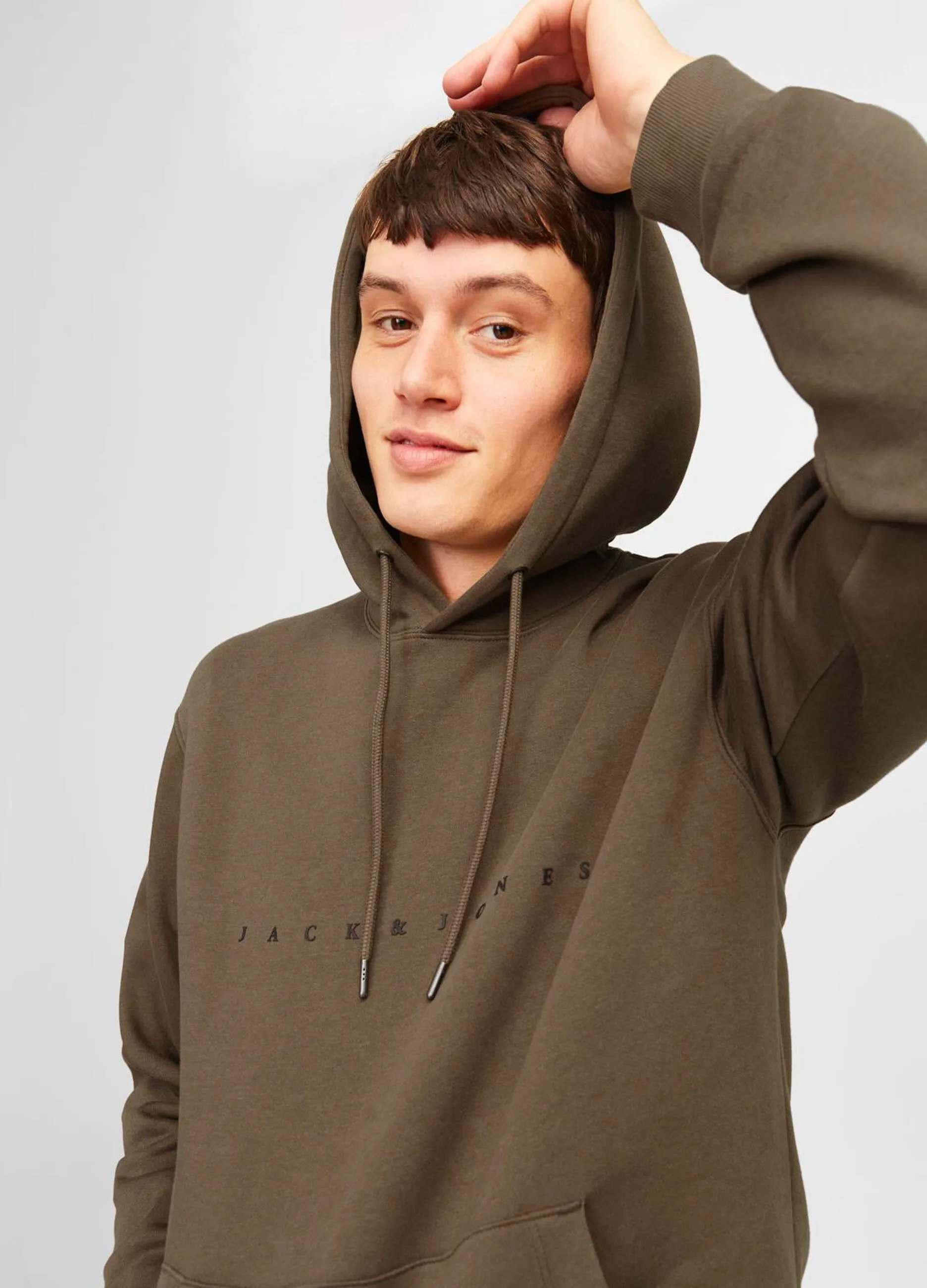 JACK & JONES  Felpa con cappuccio uomo
