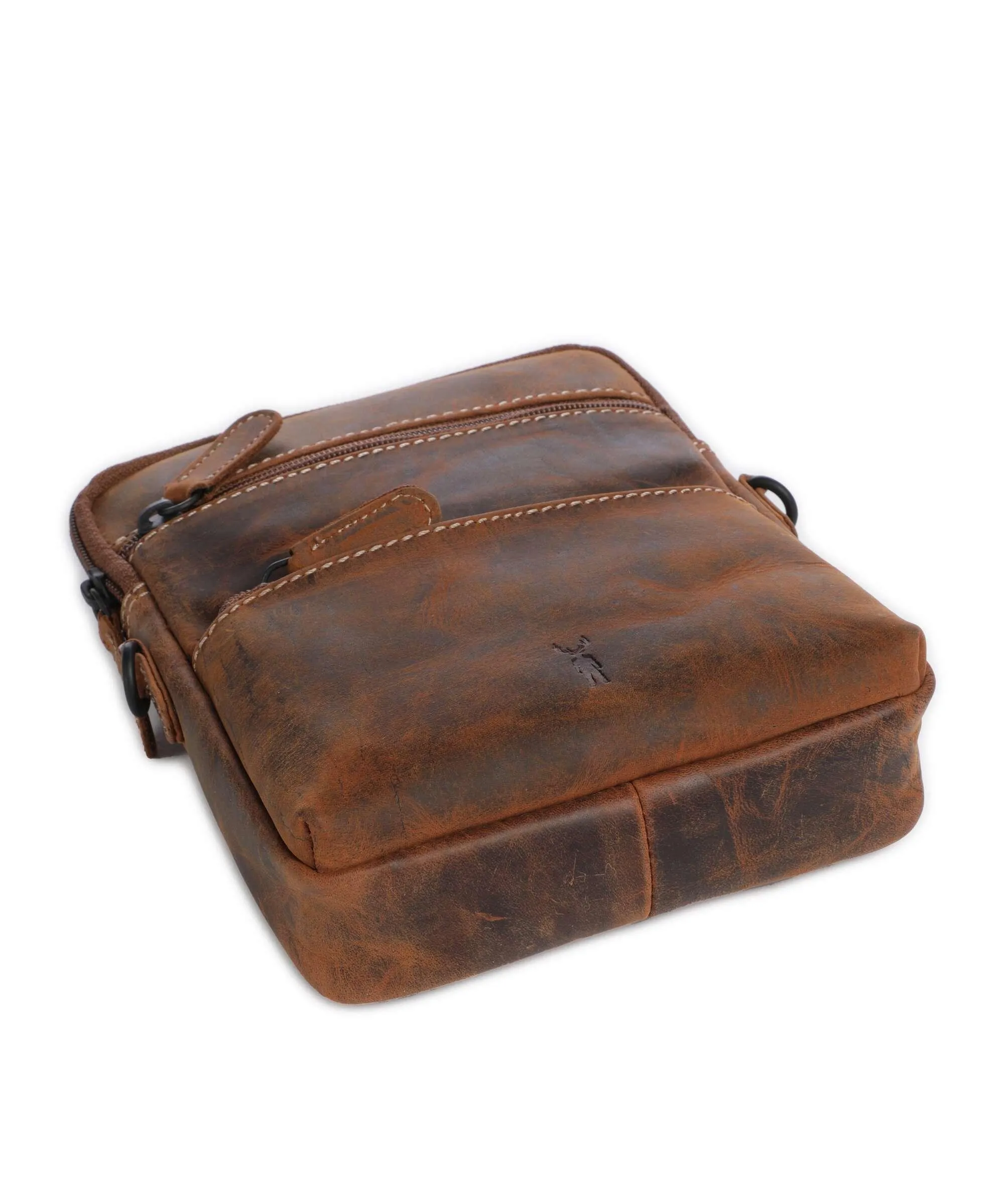  Jack Kinsky Baltimore 11 Borsa a tracolla pelle cognac  