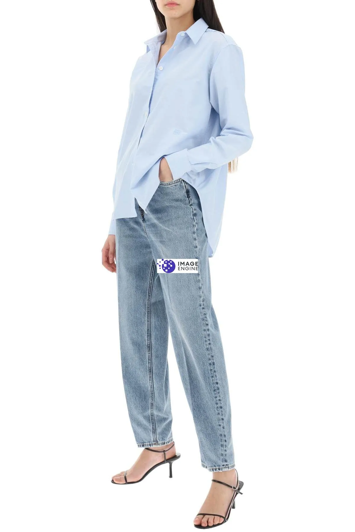 JEANS AFFUSOLATI IN DENIM ORGANICO