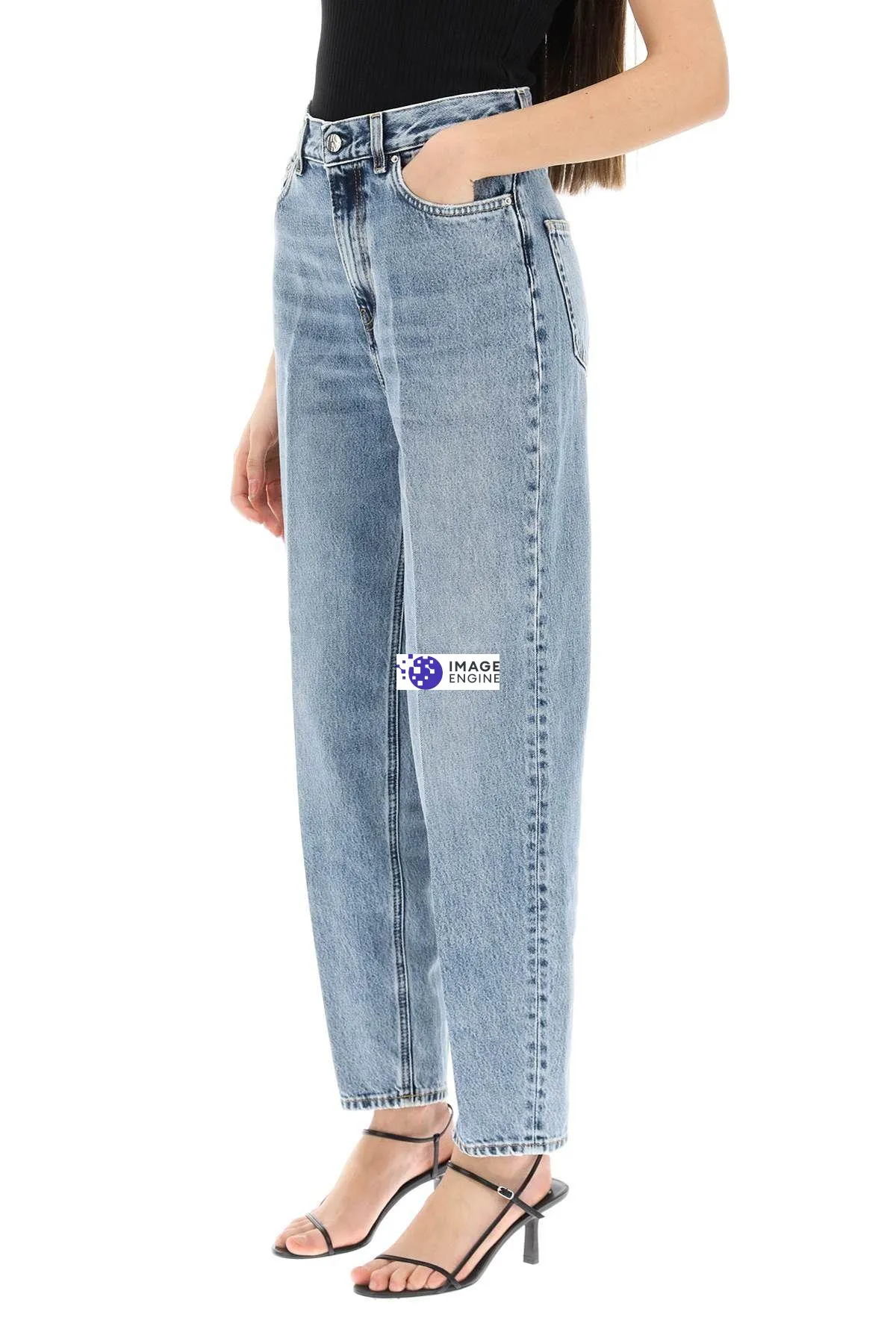 JEANS AFFUSOLATI IN DENIM ORGANICO