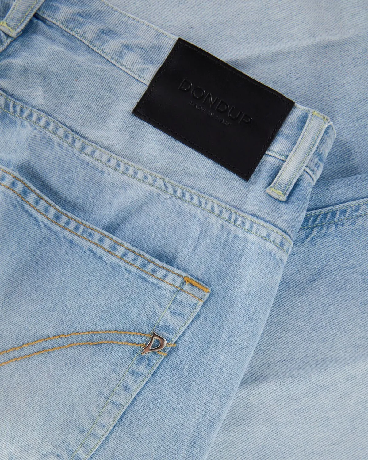 Jeans Jacklyn Dondup wide leg a palazzo di colore blu chiaro