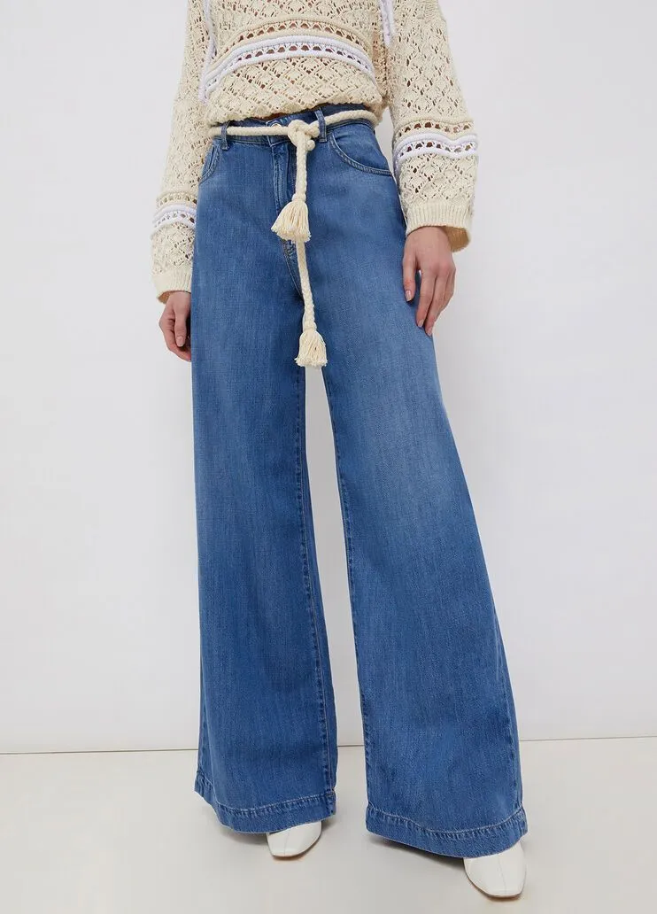 Jeans palazzo ecosostenibile liu jo