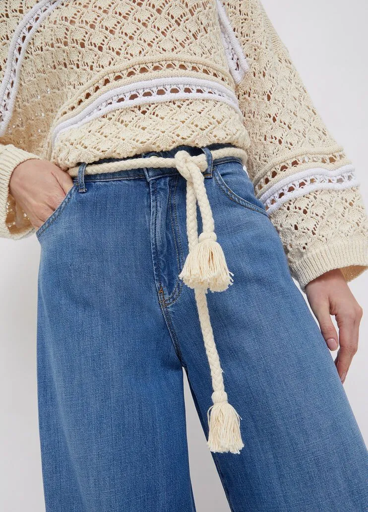 Jeans palazzo ecosostenibile liu jo