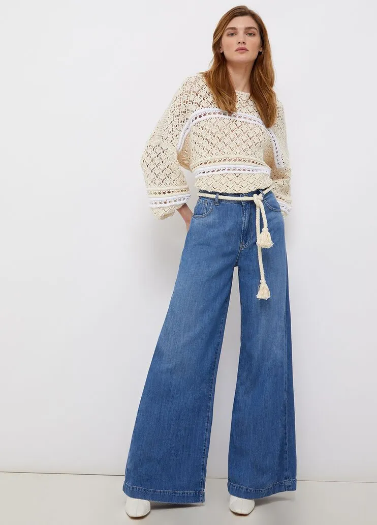 Jeans palazzo ecosostenibile liu jo
