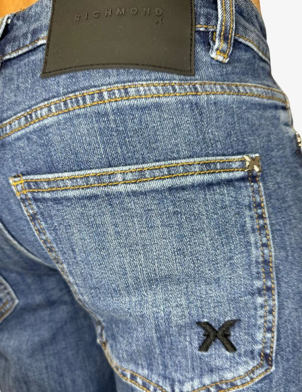 Jeans Richmond X slim in denim medio uomo