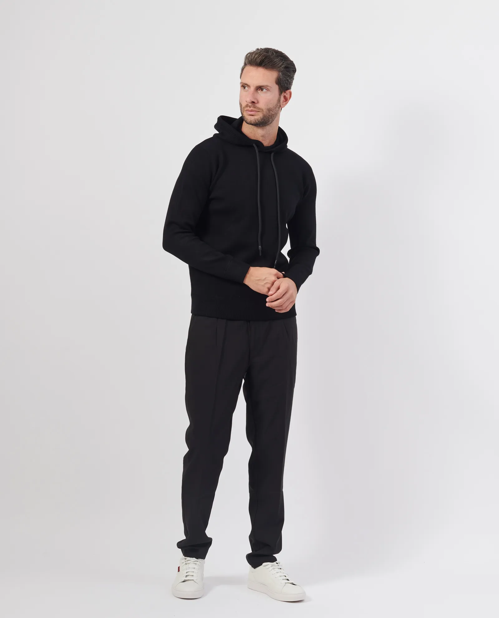 JOHN RICHMOND      Maglione uomo con cappuccio John Richmond