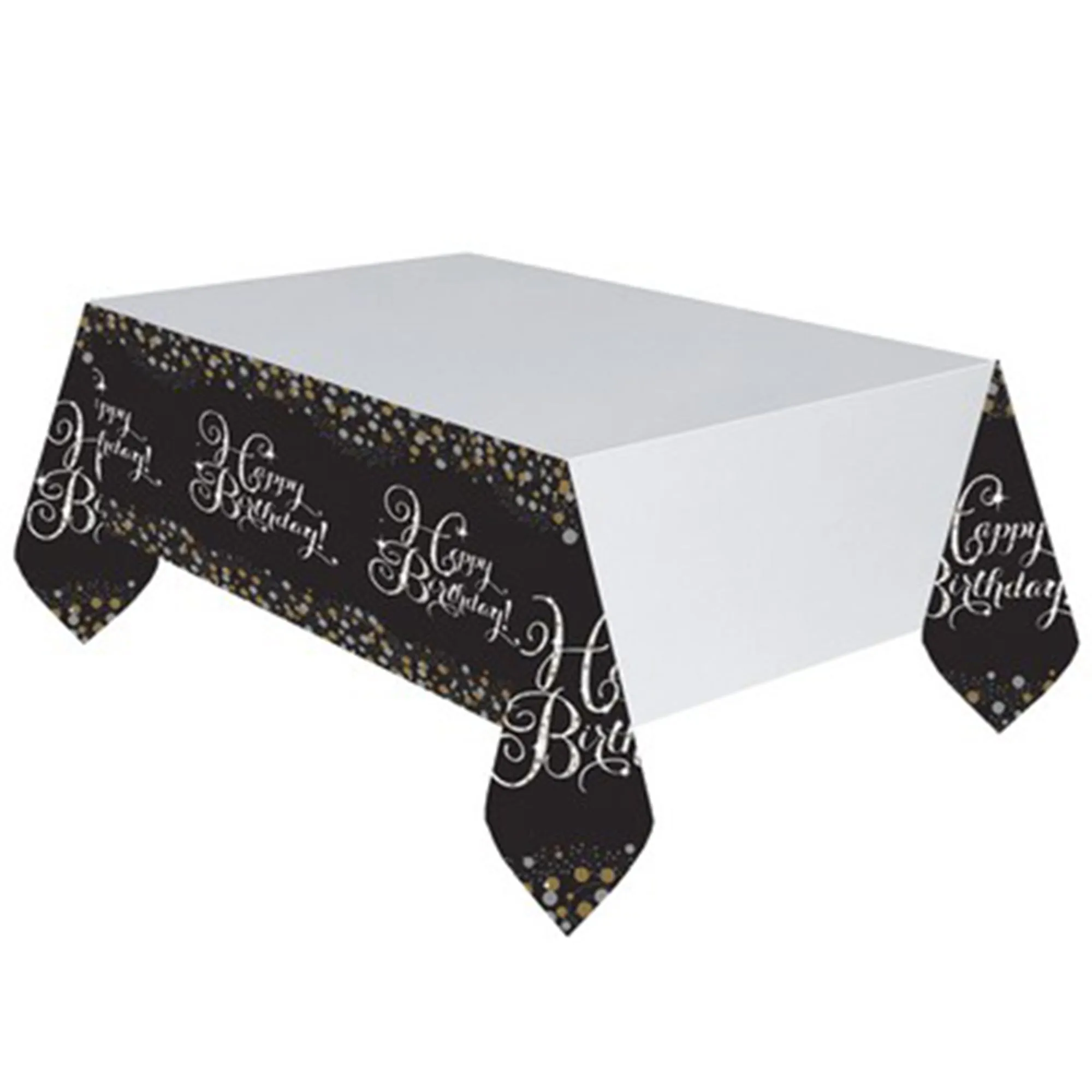 Kit party Happy Birthday per 16 persone set celebrazione elegante oro 2003