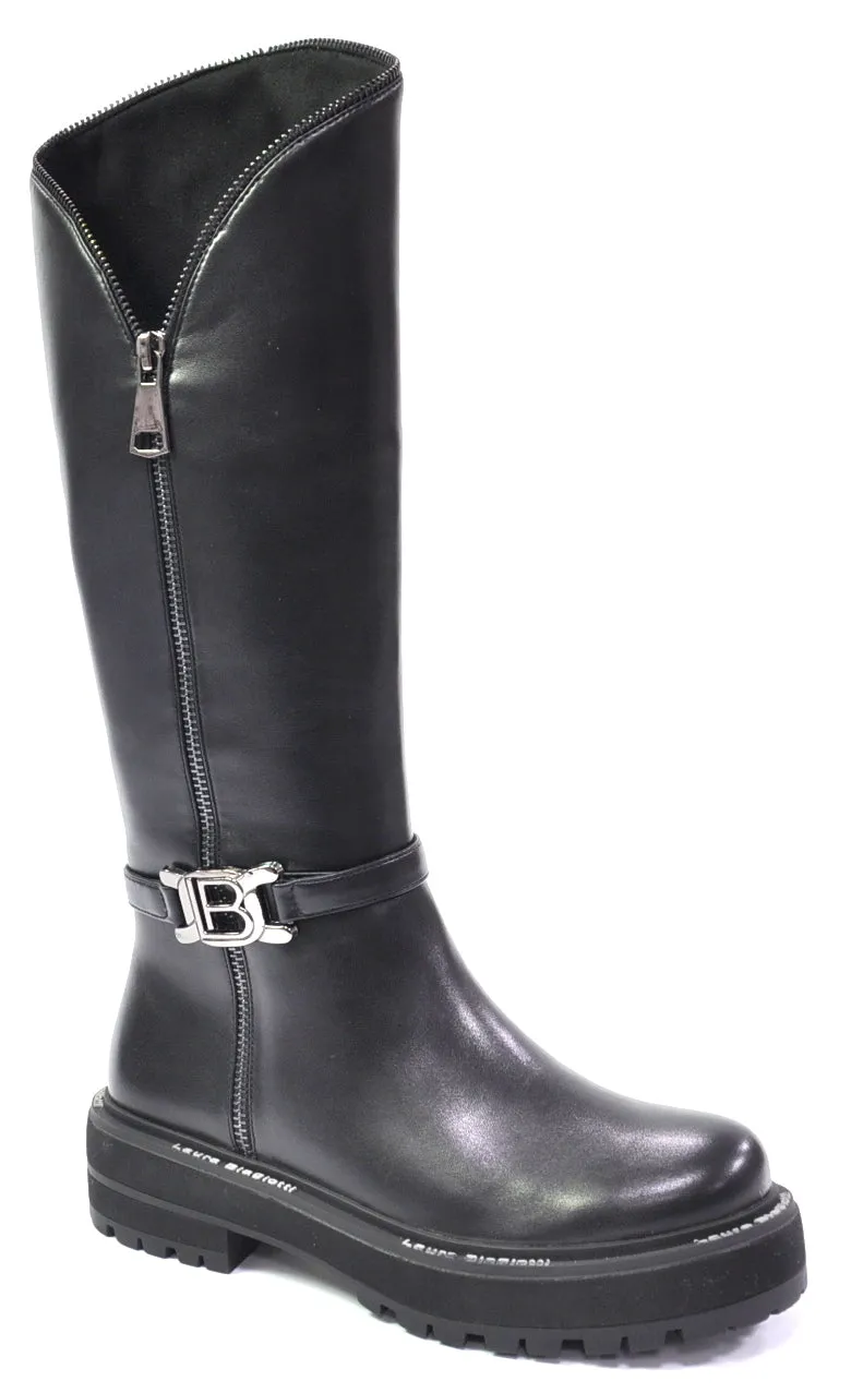 LAURA BIAGIOTTI Stivale Tacco Basso Donna - 8282 Nero  
