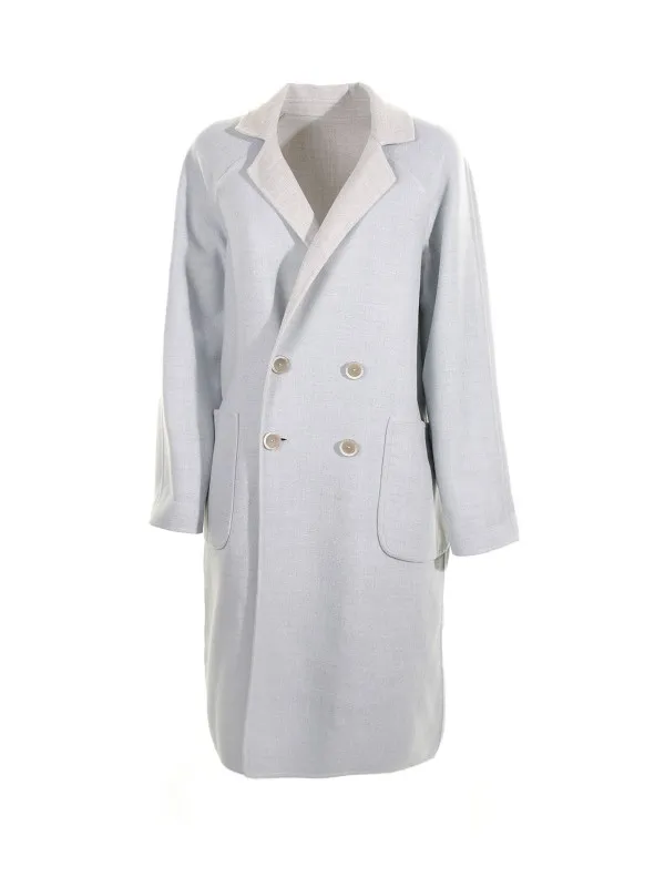 Long coat with buttons