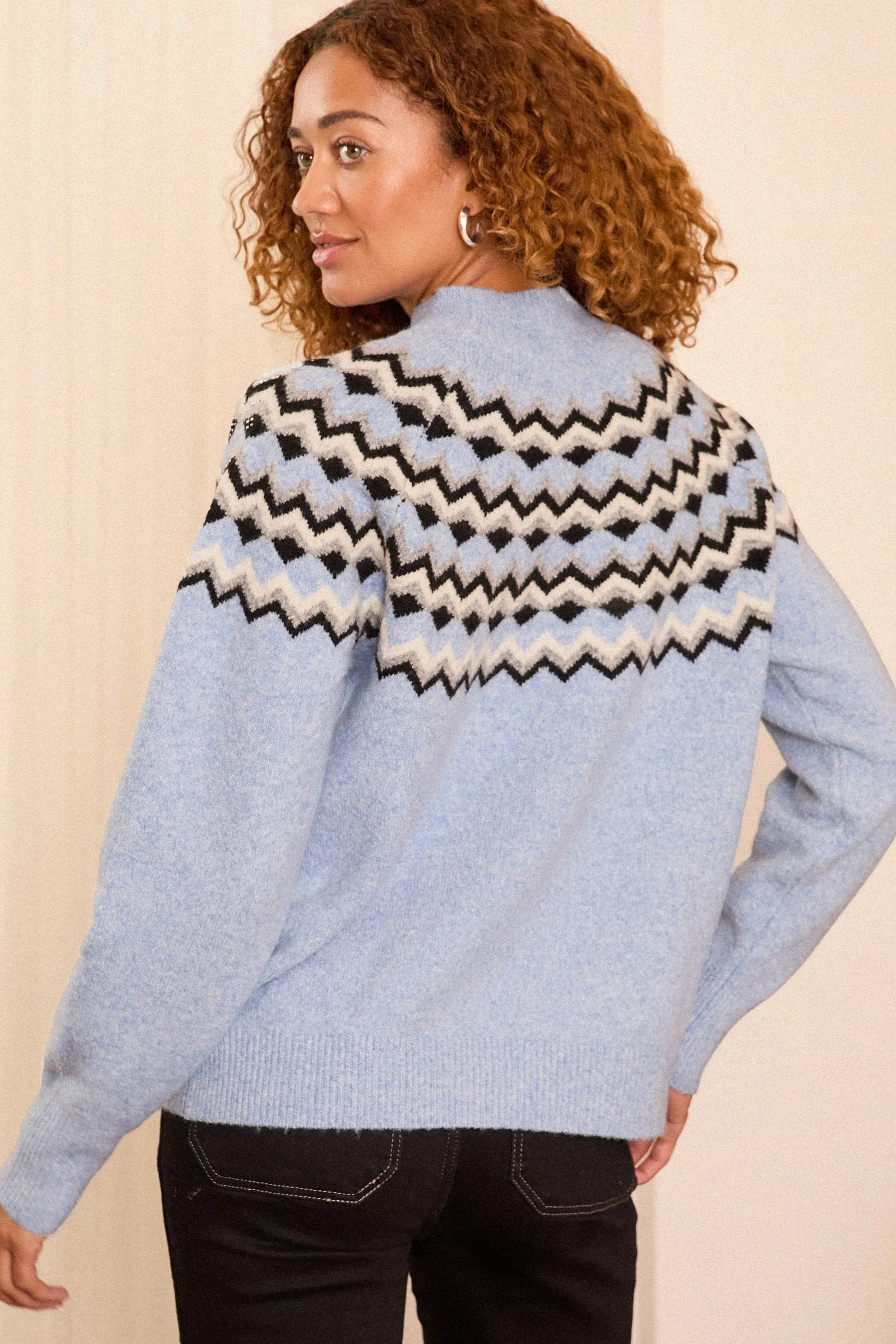 Love & Roses Cosy Girocollo Longline Maglione    