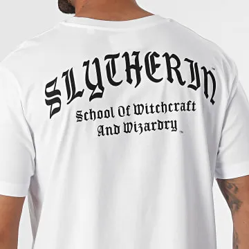 Maglietta oversize Slytherin bianca