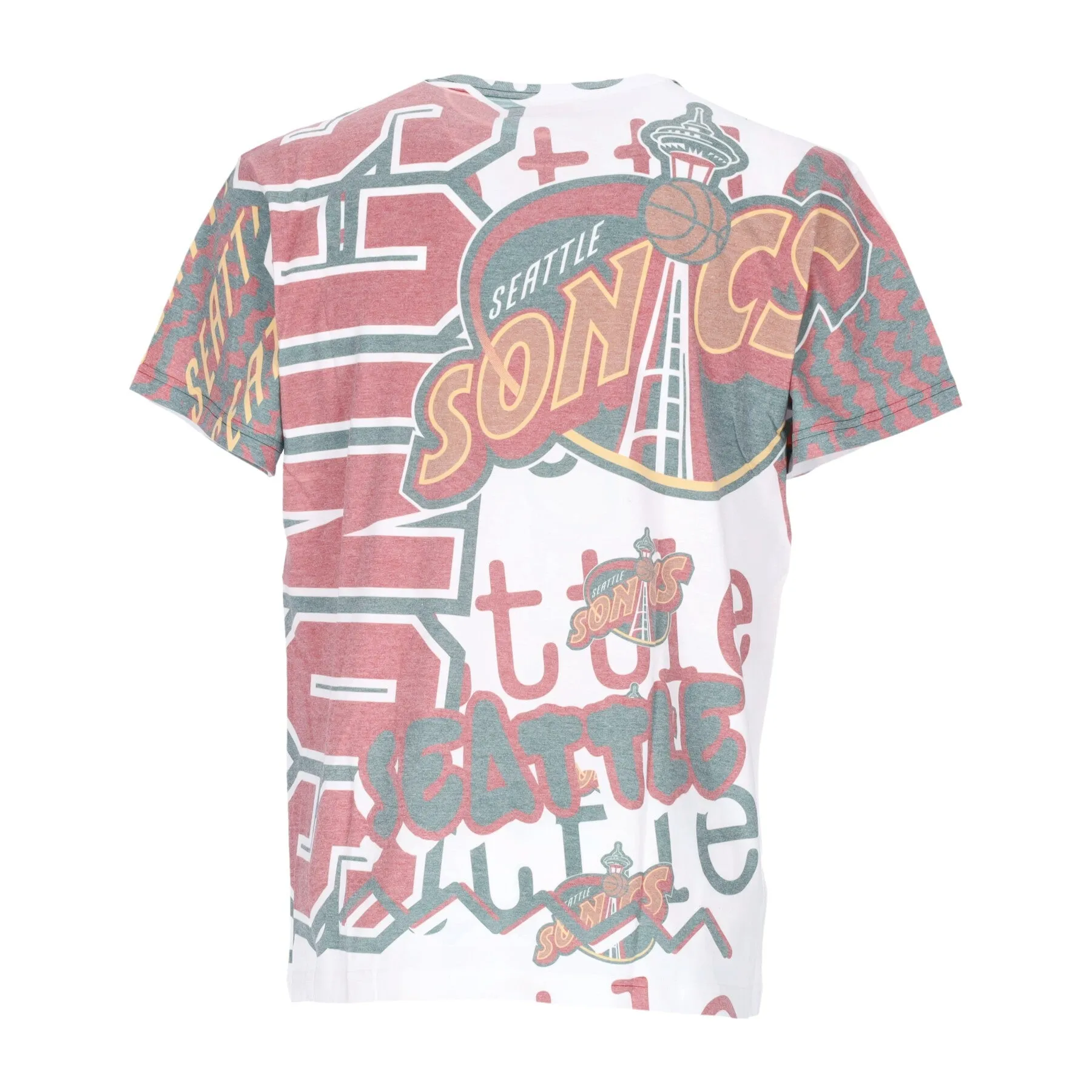 Maglietta Uomo Nba Jumbotron 2.0 Sublimated Tee Hardwood Classics Seasup White/original Team Colors