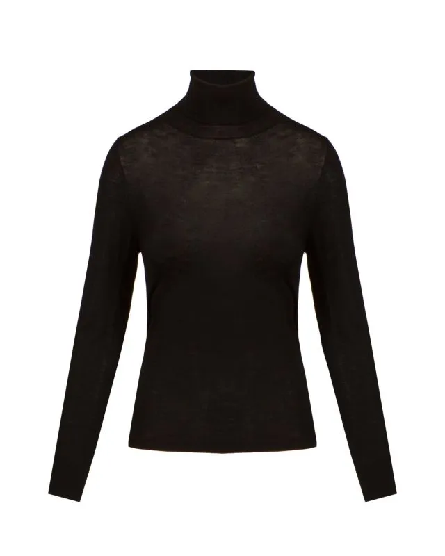 Maglione a collo alto in lana ALLUDE