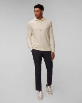 Maglione bianco da uomo Hugo Boss Trapani