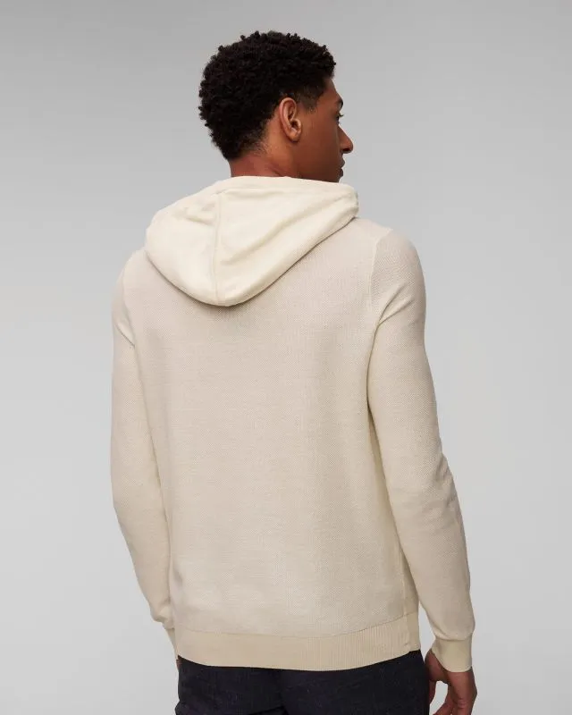 Maglione bianco da uomo Hugo Boss Trapani