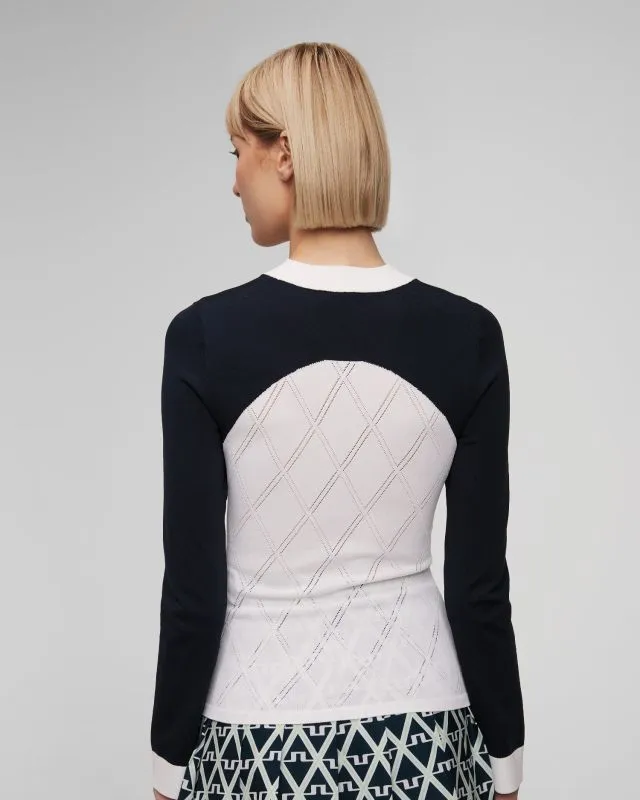 Maglione blu scuro da donna J.Lindeberg Meadow