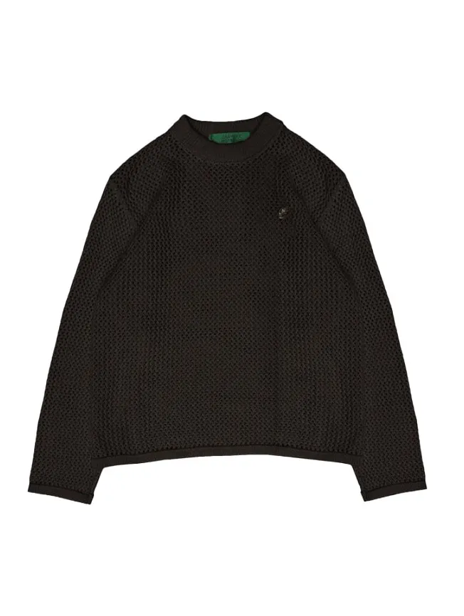 Maglione crochet in nero Garment Workshop - uomo