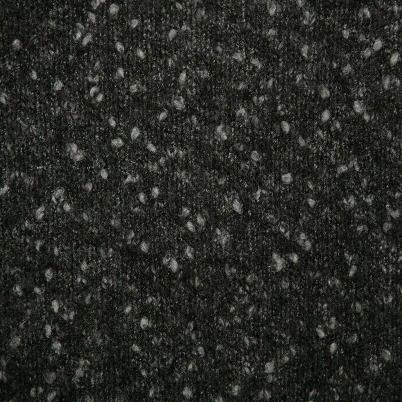 Maglione grigio in tessuto caldo scollato a V 