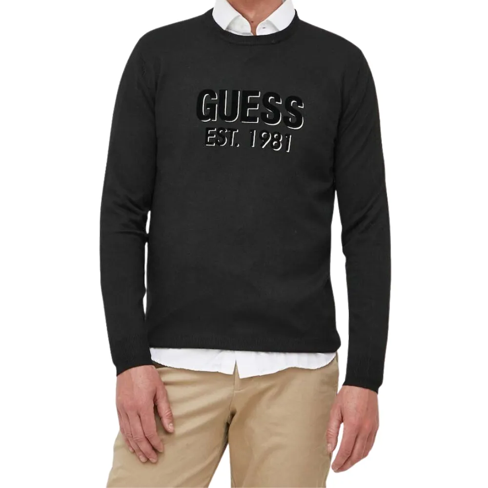 Maglione Guess logo frontale