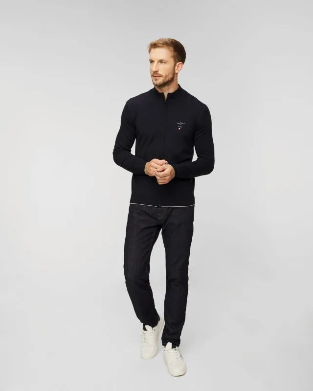 Maglione in lana da uomo Aeronautica Militare