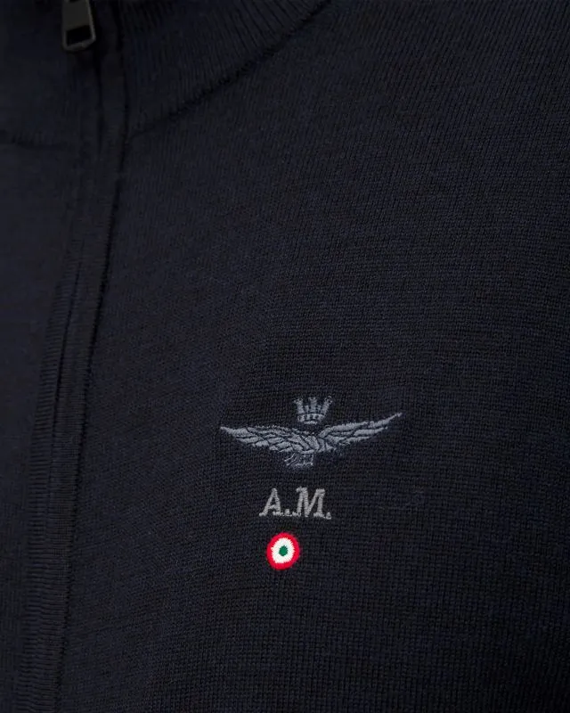 Maglione in lana da uomo Aeronautica Militare
