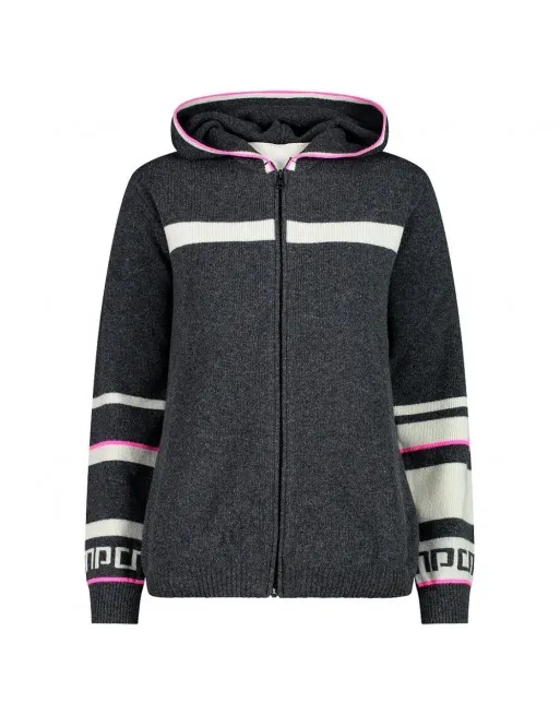 MAGLIONE LANA CON CAPPUCCIO CMP DONNA 7H26265