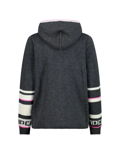 MAGLIONE LANA CON CAPPUCCIO CMP DONNA 7H26265