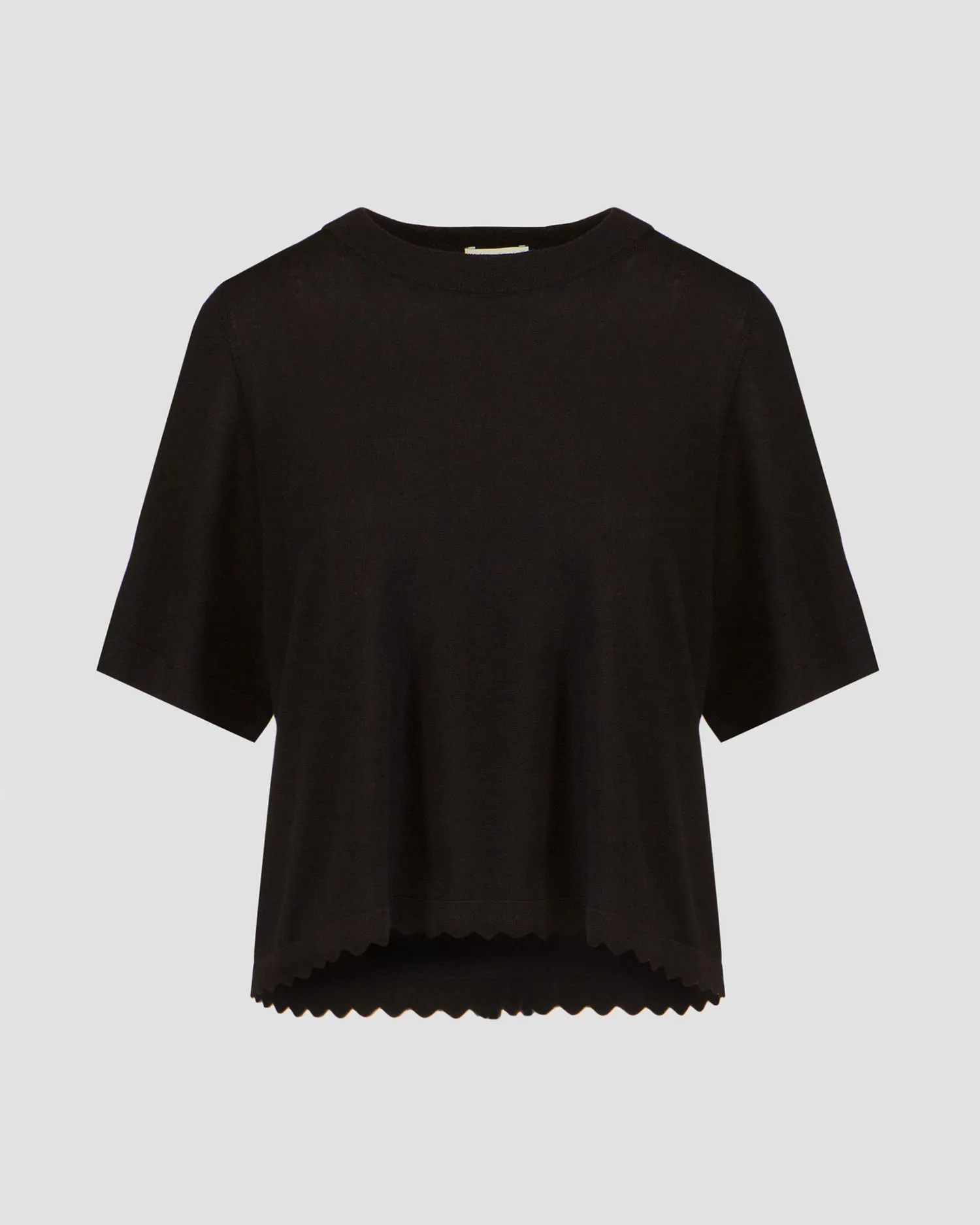 Maglione nero di lana da donna Allude 64052-490