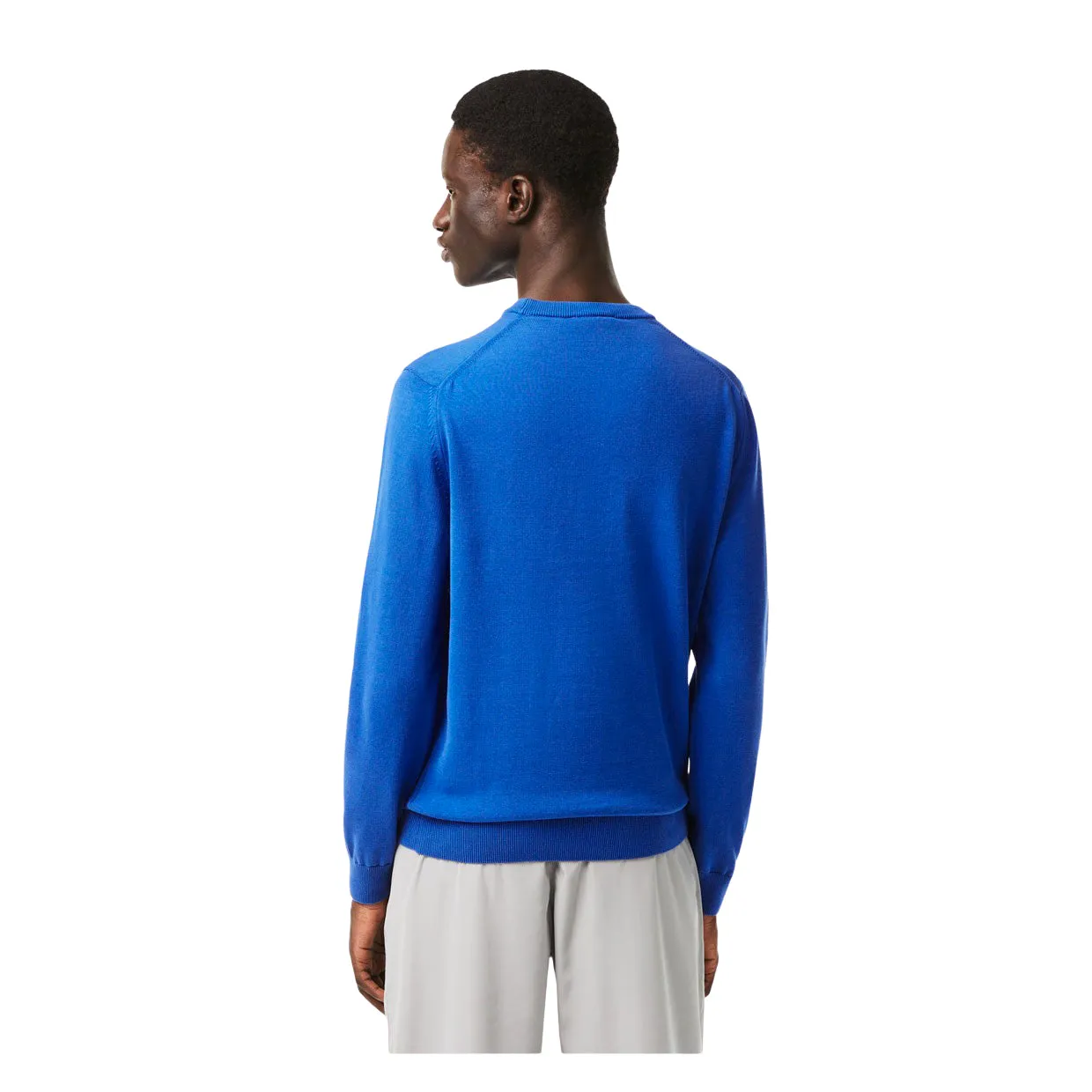 Maglione Uomo Lacoste Girocollo Blu Royal (KXB)