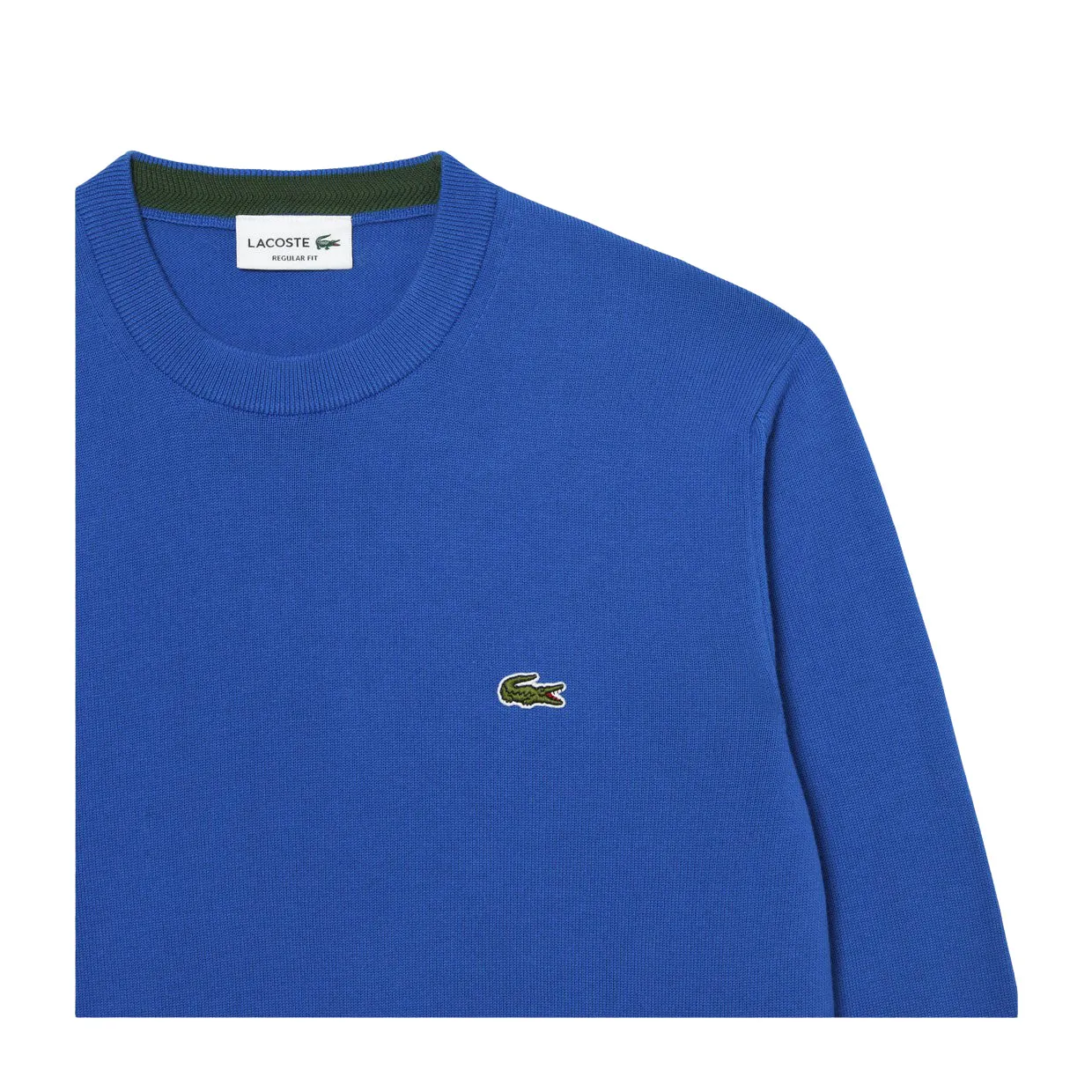 Maglione Uomo Lacoste Girocollo Blu Royal (KXB)