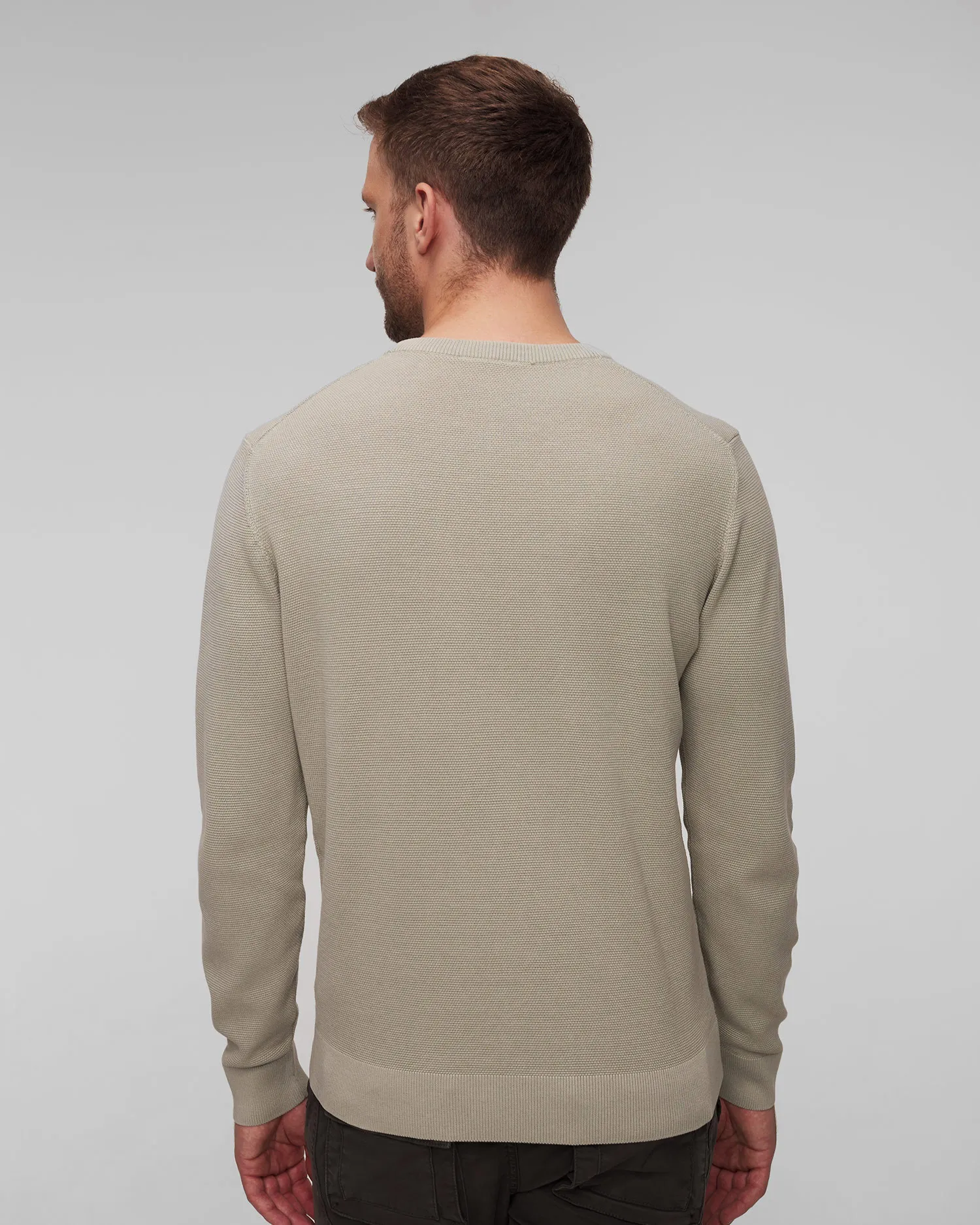 Maglione verde da uomo Aeronautica Militare 242MA1526L463-7288