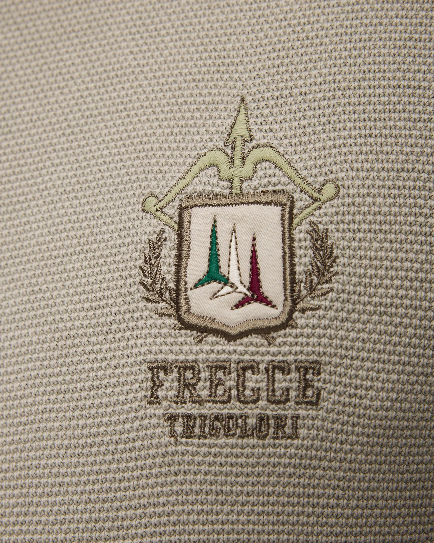 Maglione verde da uomo Aeronautica Militare 242MA1526L463-7288