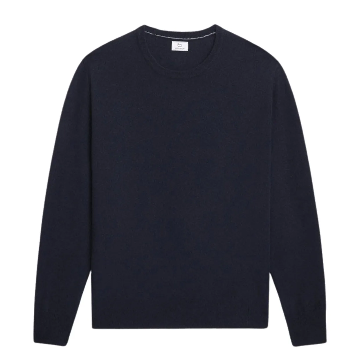 Maglione Woolrich Girocollo Super Geelong Blu Melton