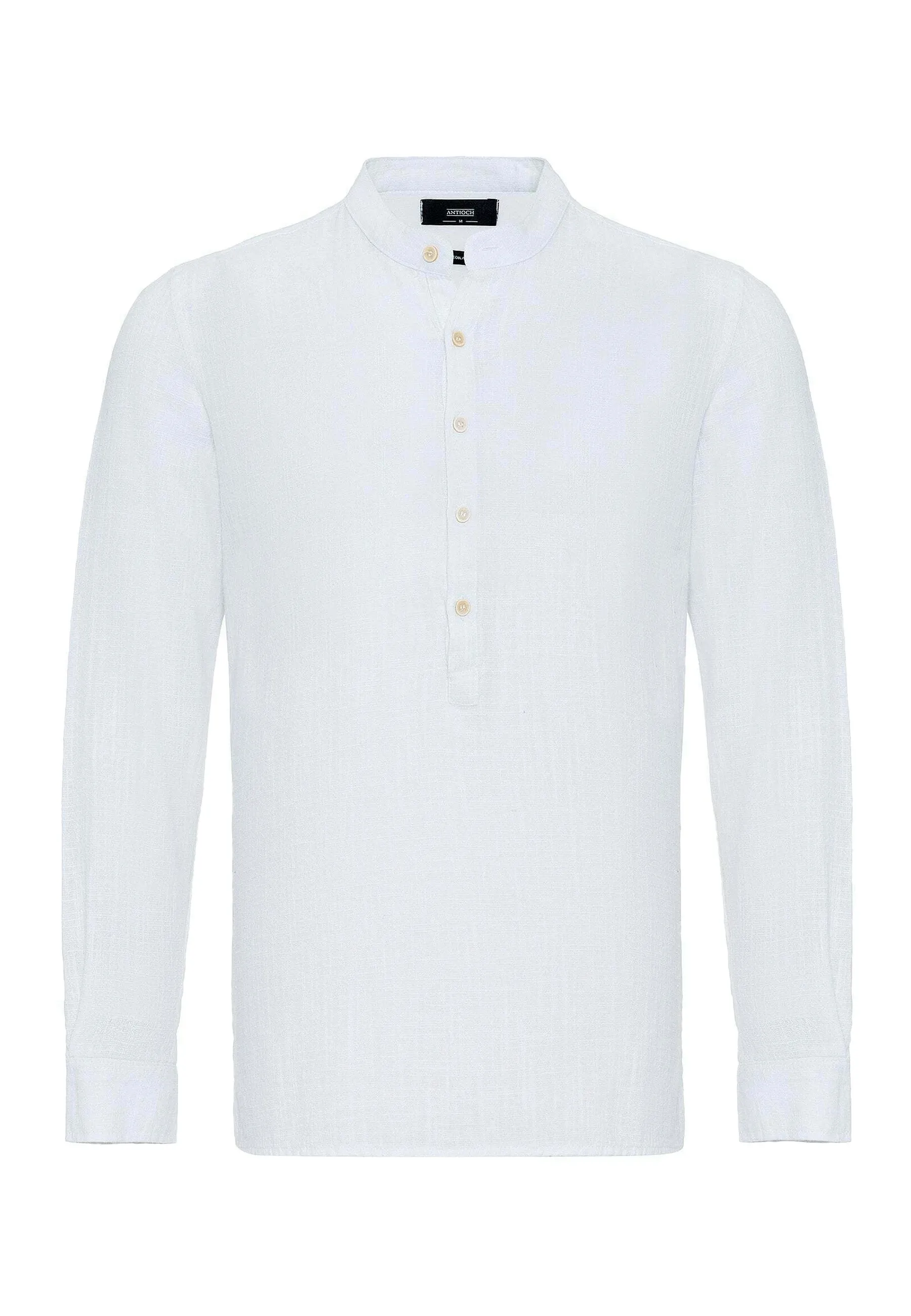 MANDARIN COLLAR LONG SLEEVE   - Camicia