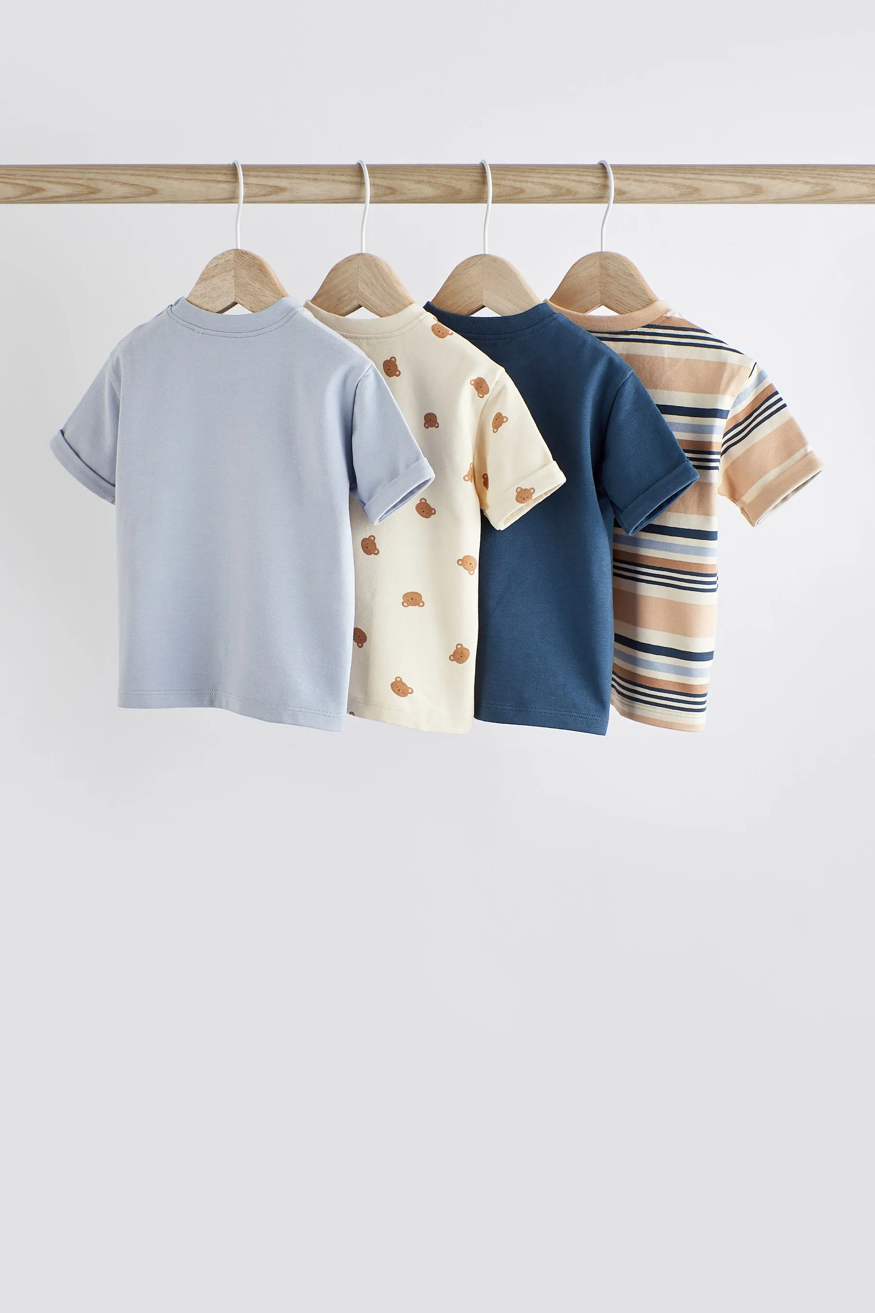 Maniche corte Baby T Shirt 4 Confezione    