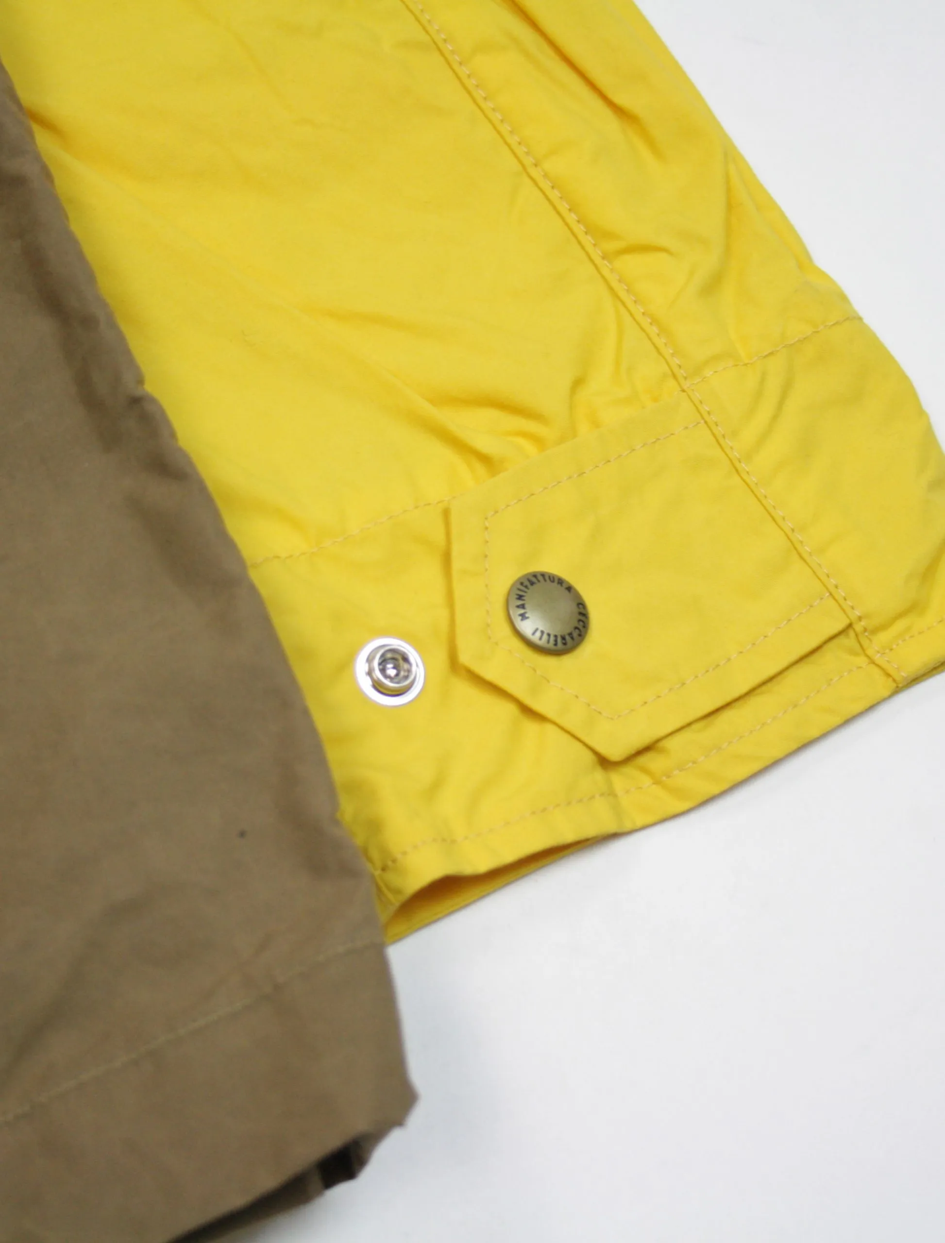 Manifattura Ceccarelli Weekender Coat Two Tone Yellow Tan