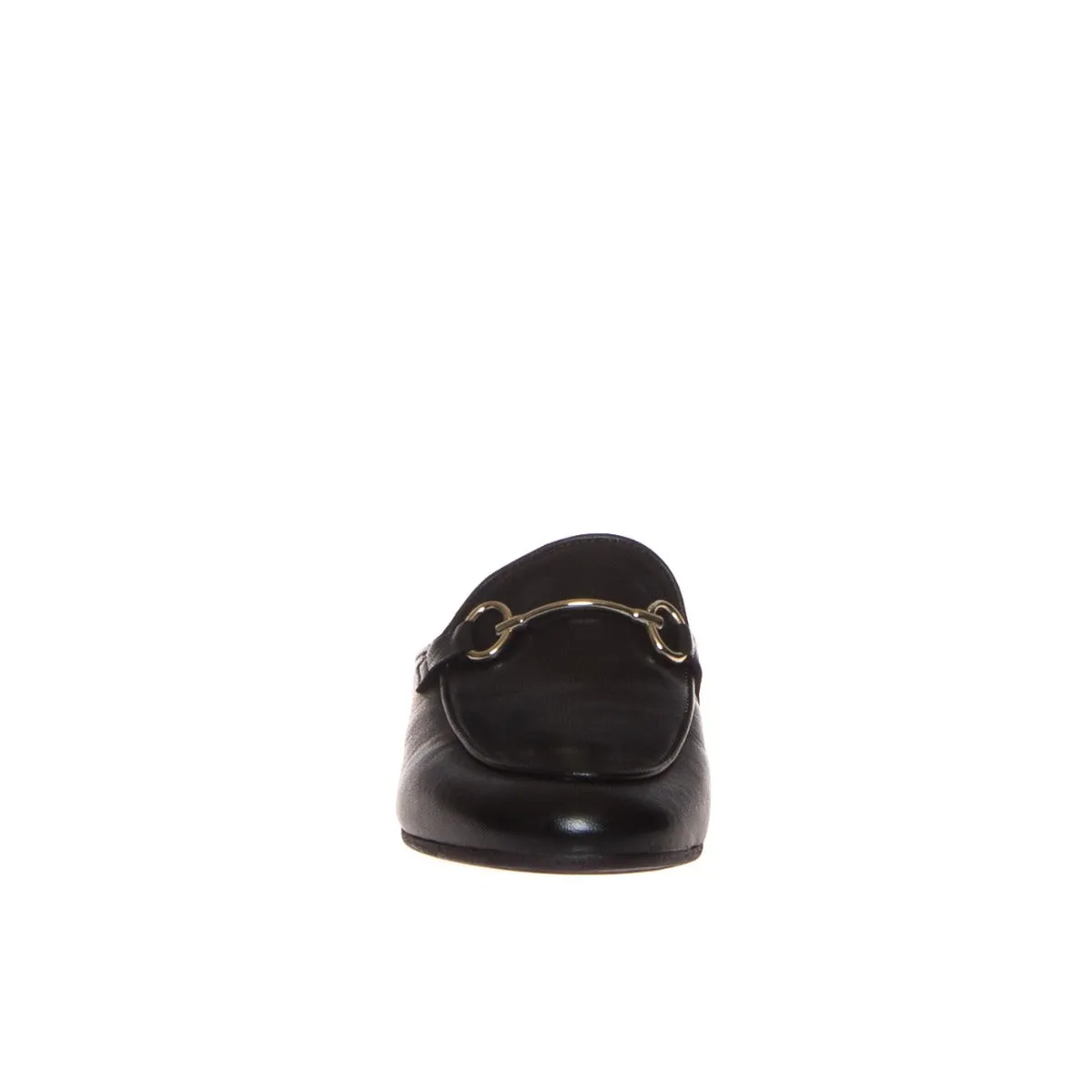 MAT20 3377 WEST MULE DONNA PELLE NERO  