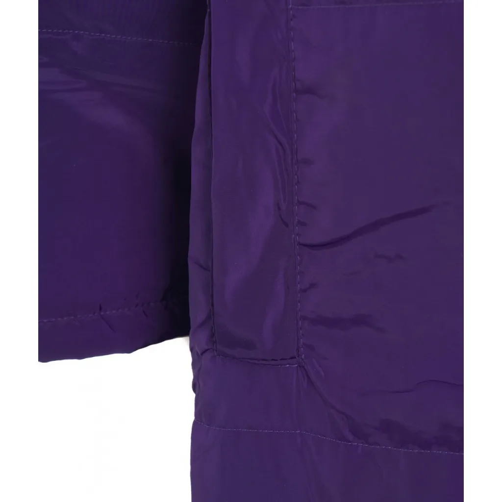 Maxi piumino con stampa Purple viola