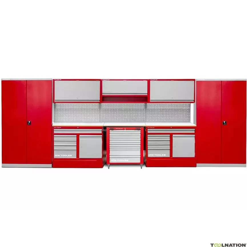 Metal Works 856001047 PRACO355WKK Mobili da officina 5,5M con 2 armadi e carrello portautensili